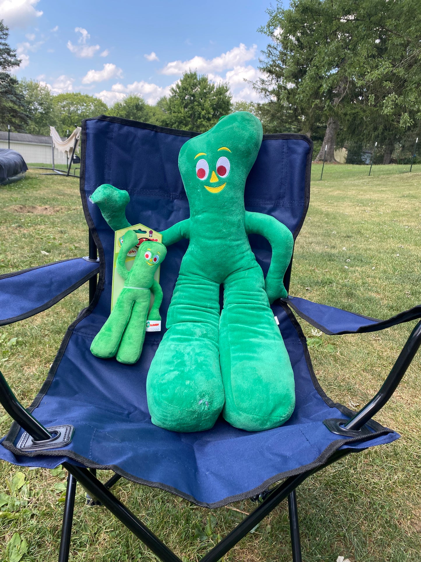 Gumby Plush Dog Toy 9"